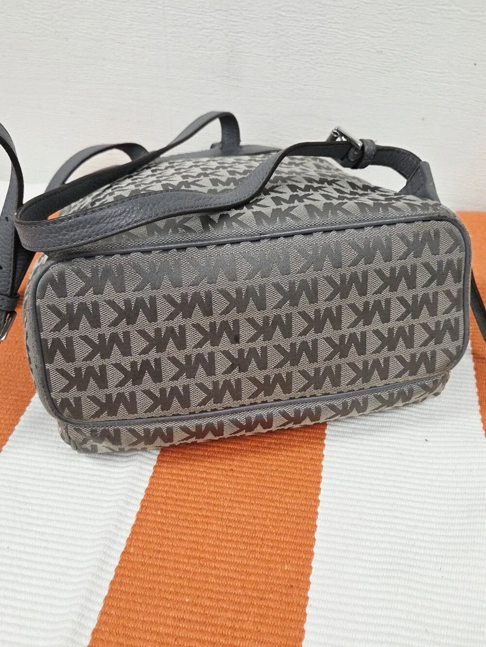 Michael Kors Abbey MK signature Logo Mini Backpack